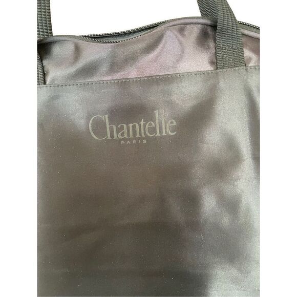 Chantelle Paris Womens Zipper Compartment Shoulder Bag Black - Picture 2 of 6